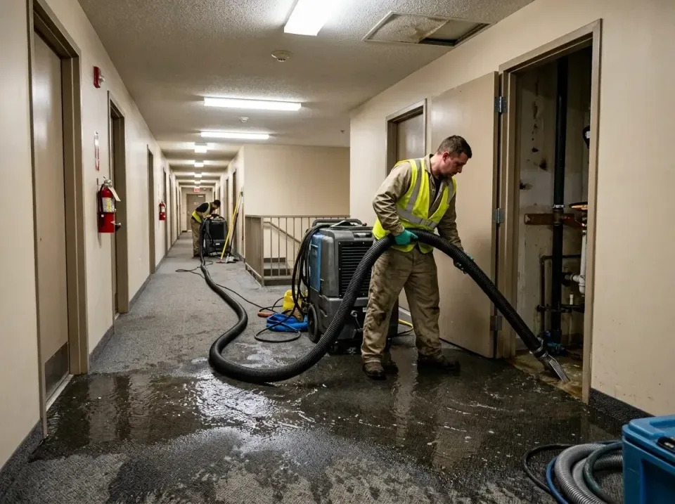 multi-unit-apartment-hallway-f-005 — frequently asked questions, Emergency Burst Pipe Water Extraction & Removal in Gold Key…